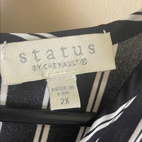 Striped and Floral Women's Top - Picture 2 of 3